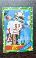 1986 Topps Jerry Rice Rookie Card