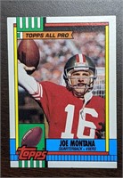 1990 Joe Montana Topps All Pro Card
