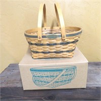 Longaberger Basket With Handles