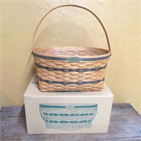Longaberger Basket With Handles