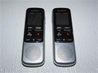 2 New Sony ICD-BX1240 Recorders