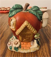 Ceramic Apple Shaped House