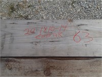 Lumber 20 - 1X10X14 Cedar