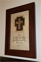 Insprirational "Love" wall art in wooden frame