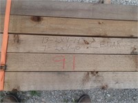 Lumber 13 - 2X4 X14 ~ 7 - 2X4X10  Cedar