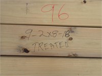 Lumber  9 - 2X818  Treated