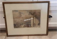 Market Day framed print