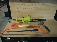 Poulan Chainsaw & Assorted Hand Tools -I