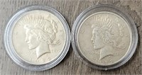 (2) 1922-P Peace Dollars #2