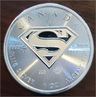 One Ounce Silver Round: Superman #1