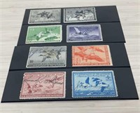 (8) Early Federal Duck Stamps