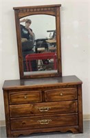 Bureau w/ Attachable Mirror