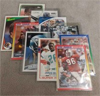 (10) Assorted Football Cards