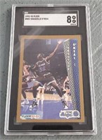 Graded 8 Fleer Shaquille O'Neal Rookie Card