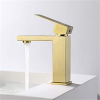 Open Box LionRoar Gold Bathroom Faucet, Stainless