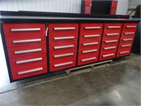 Unused 25-Drawer Work Bench