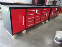 Unused Steelman 2-Door 15-Drawer Work Bench