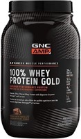 LARGE GNC AMP 100% Whey Protein Gold - Double Choc