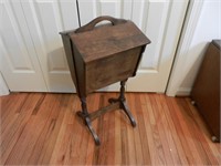 Super Neat Antique Sewing Storage Stand