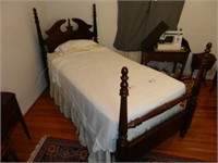 Very Nice Antique Twin Bed w/ Mattresses