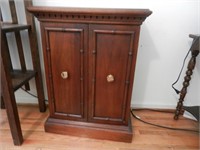 Small Wooden Cabinet Shelf w/ Doors