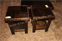 3 PC TABLE SET (GLASS TOPS)