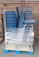 PALLET OF STACKING CHAIRS