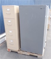 (4) 4 DRAWER FILE CABINETS