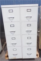 (4) 4 DRAWER FILE CABINETS