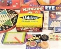 Games! Yahtzee, Bingo, Yoyos, checkers including