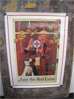 WWII Norman Rockwell Join The Red Cross Print