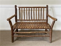 Old Hickory Branded Settee