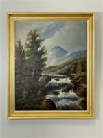 Adirondack Oil Painting of Mt. Marcy
