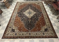 Hand Woven Wool Oriental Rug - 12' x 18'