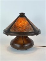 Aurora Hand Craft Hammered Copper Table Lamp