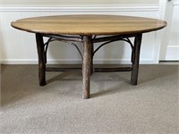 Old Hickory Oval Dining Room Table