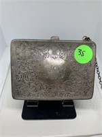 VTG STERLING SILVER PURSE / HAS SOME GOOD HEFT
