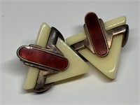 VTG ART DECO STYLE EARRINGS