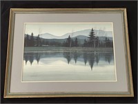 Robert Plumb (1933-1985) Adirondack Watercolor