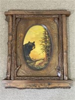 Barney Bellinger Custom Adirondack Frame w/ Bear