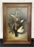 Von Valenzi Oil Painting of Hanging Game Birds