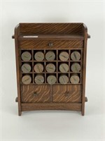Arts & Crafts Quarter Sawn Oak Spice Cabinet