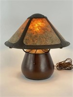 Aurora Hand Craft Hammered Copper Table Lamp