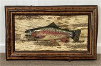 Barney Bellinger Adirondack Plaque with 15" Trout
