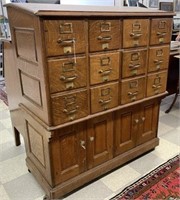 Quarter Sawn Oak File Cabinet