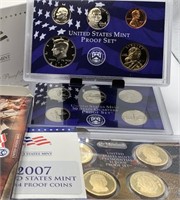 2007 PROOF COIN SET (NO OUTER white BOX)