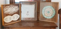 Doilies in frames (3)