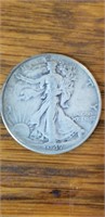 Silver Walking Liberty Half Dollar Coin 1947