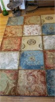Area Rug, Patterns of squares, various colors