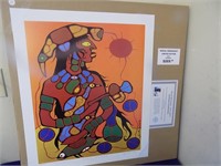 "Man Changing Into Thunderbird" Print by Norval